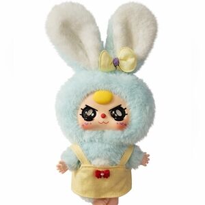 Baby Three Rabbit Macaron Cute Bunny Plush - NEW